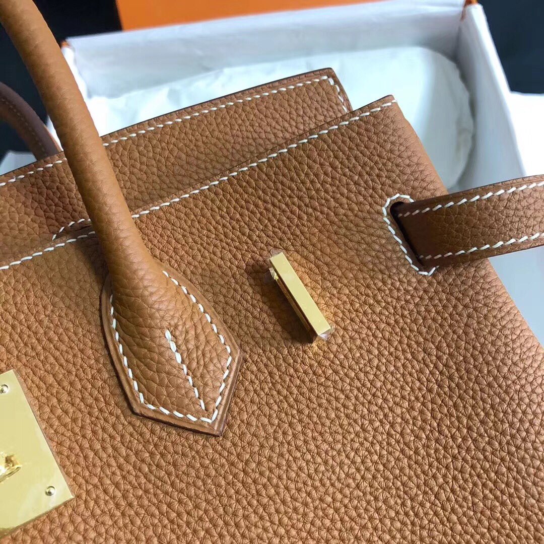 Hermes Birkin 35CM Togo Leather Handbag Brown